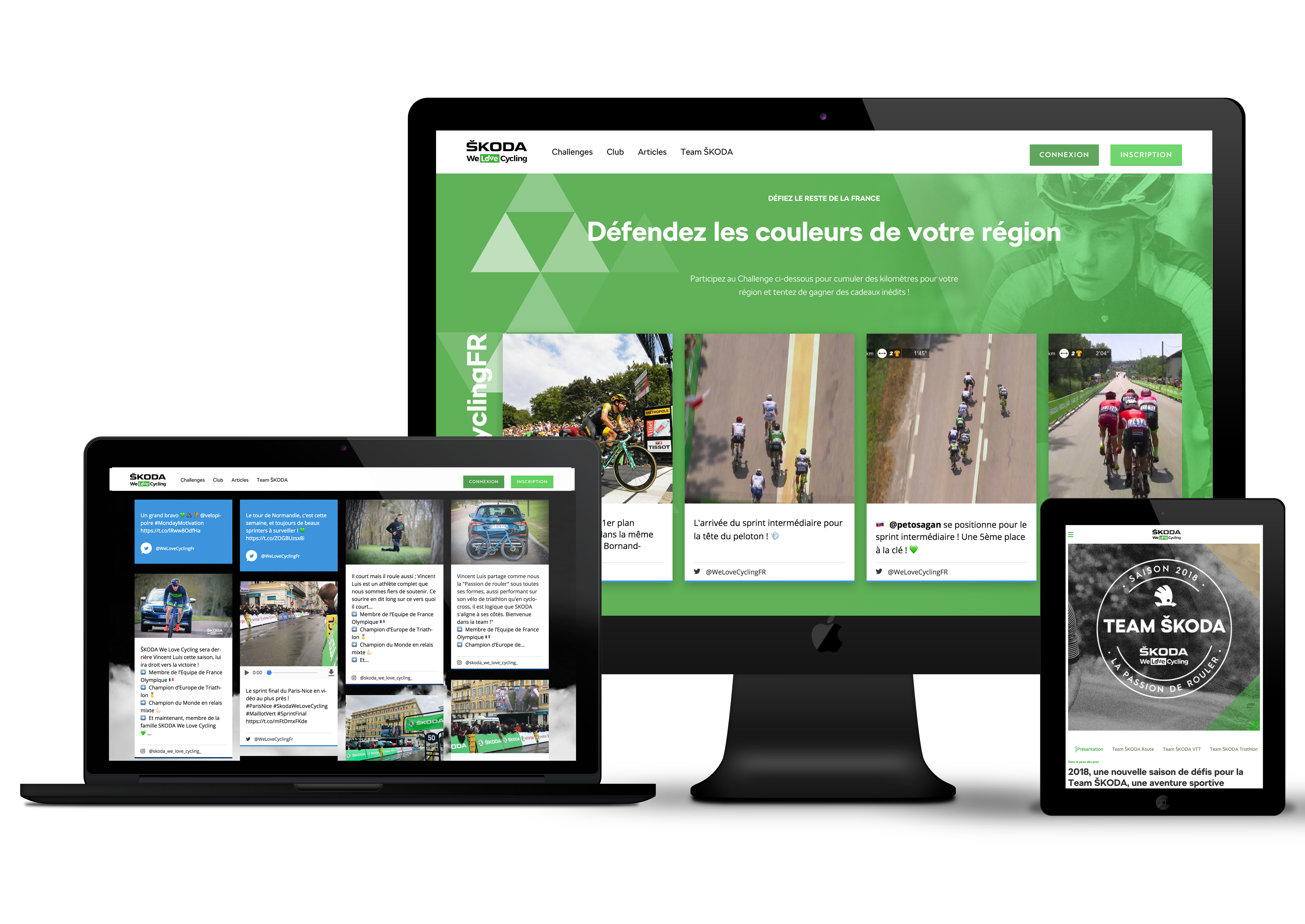 ouibeat skoda social wall web
