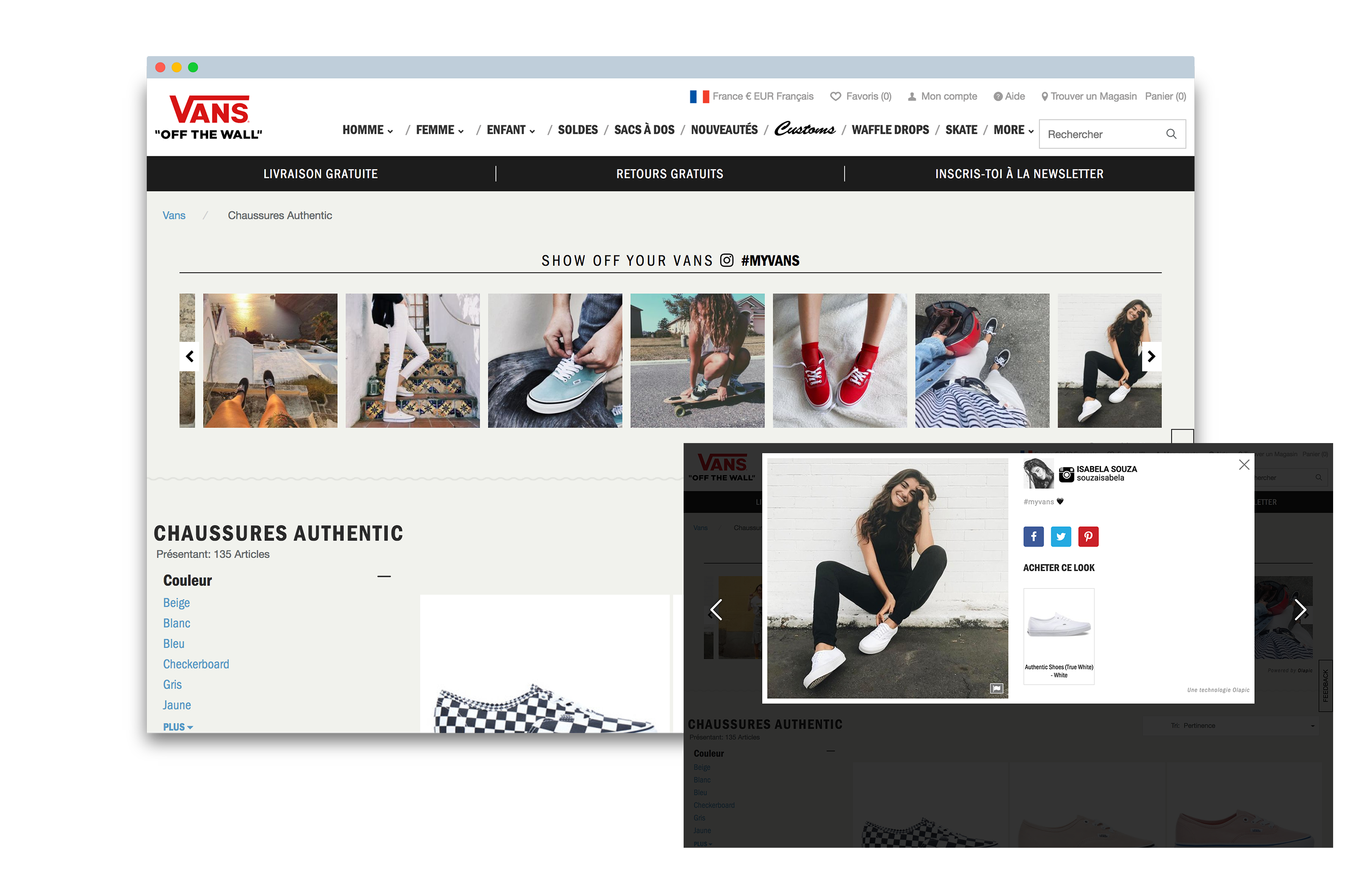 social wall vans instashop