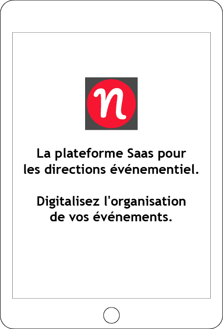 plateforme et appli pour organisation évenements