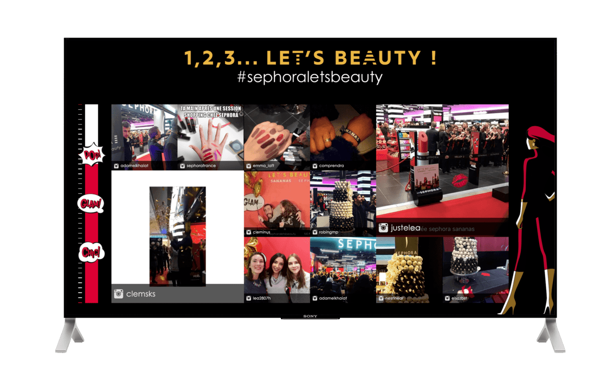 Social Wall Sephora