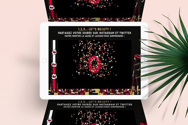 SocialWall Inauguration et concours Sephora