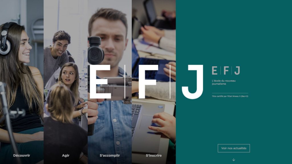 social wall realisé pour l EFJ